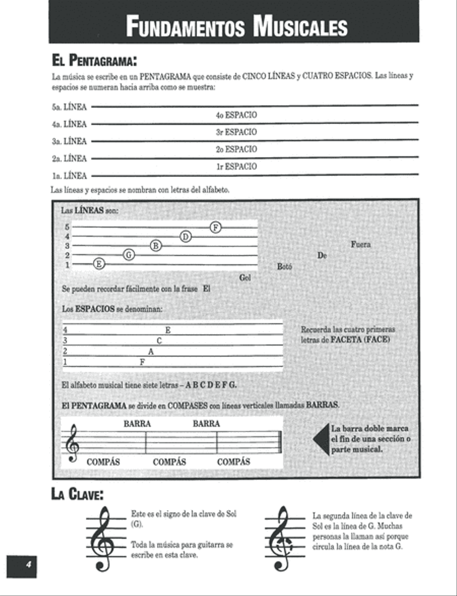 M?todo de Guitarra Moderna Grado 1, Edici?n en Espa?ol