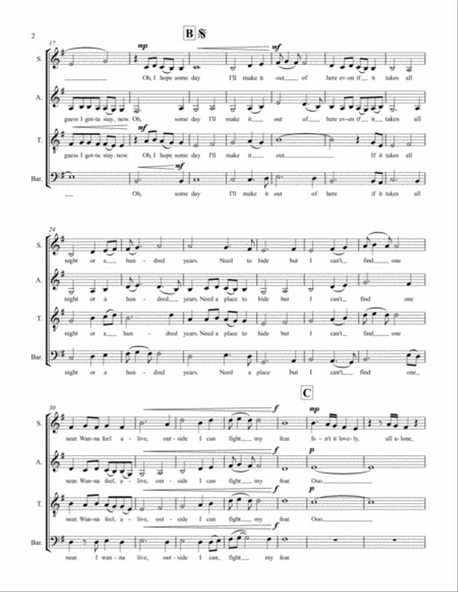 Lovely 4-Part scores gallery preview page 2