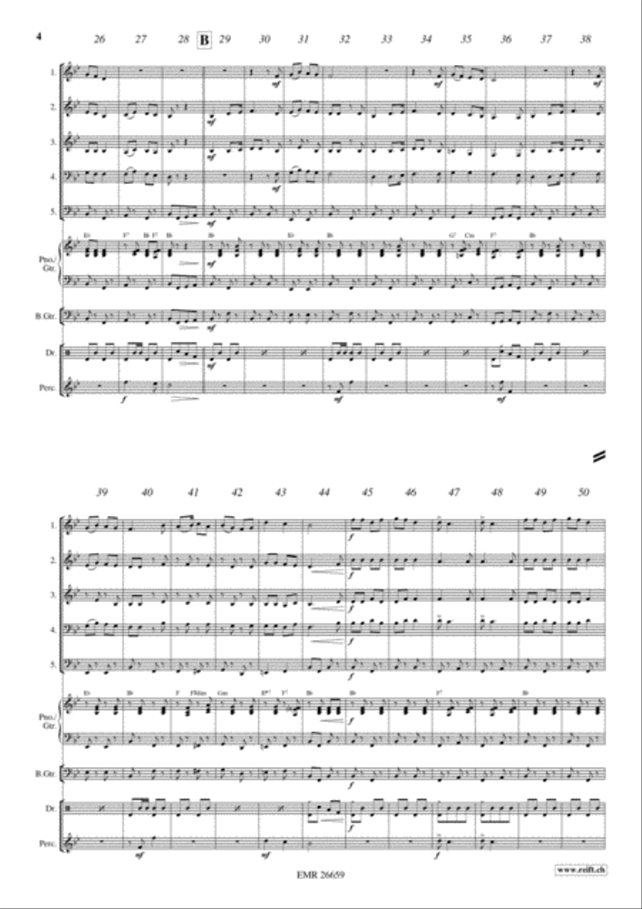 Cowboy Country Brass Band scores gallery preview page 4