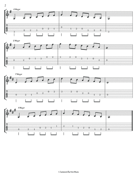 "Pizzicato Polka" - Guitar w/TAB