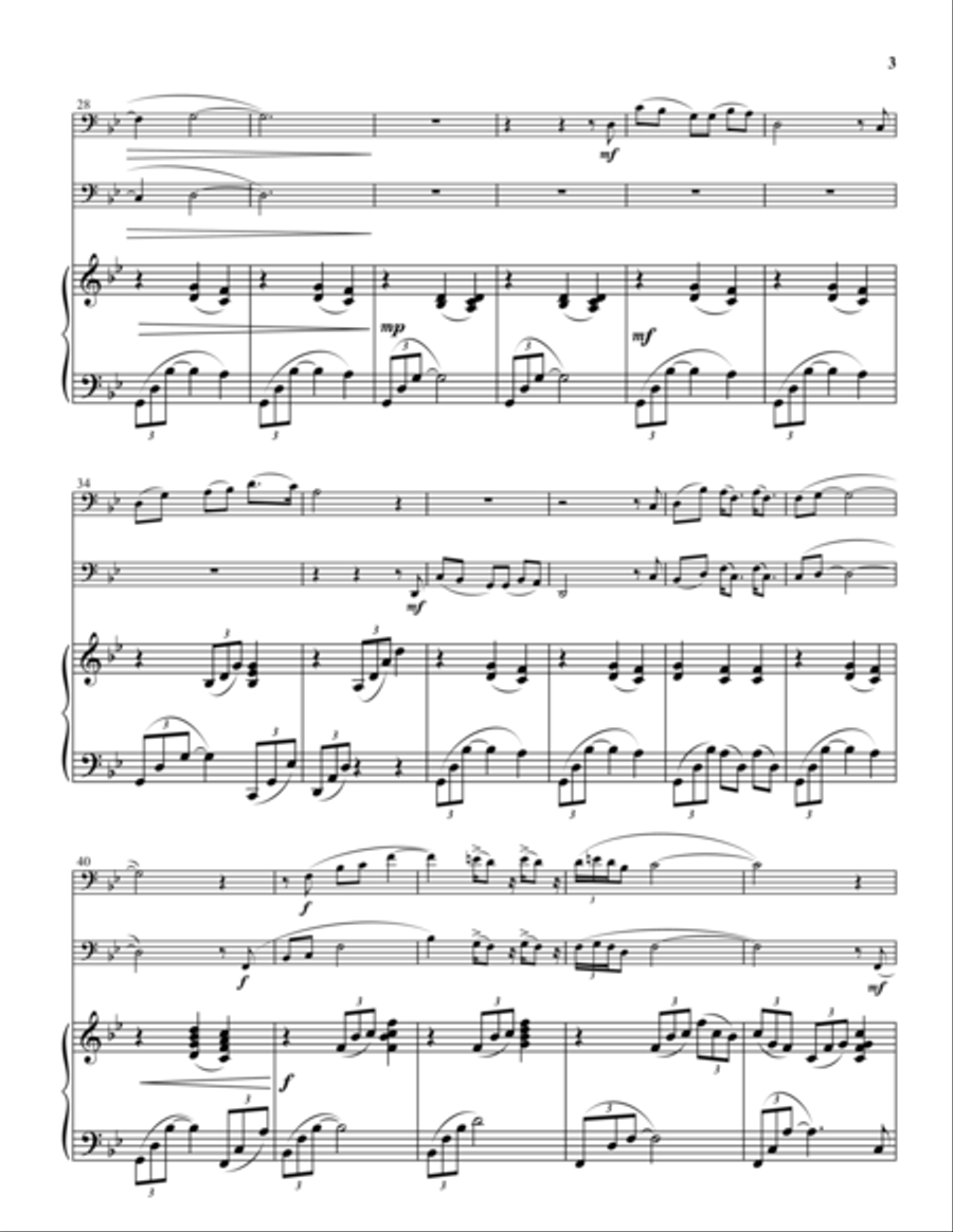 Nordic Suite Trombone scores gallery preview page 3