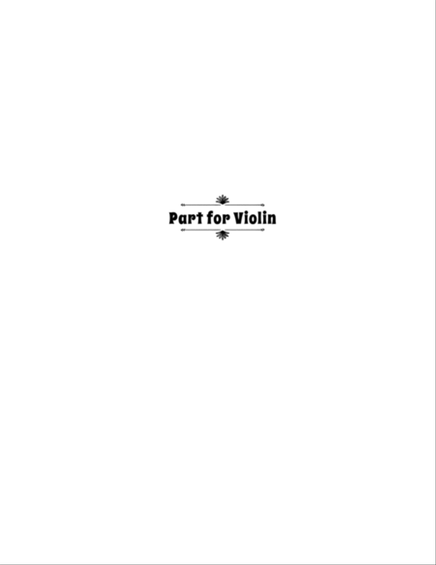 12 Variations on Twinkle, Twinkle, Little Star by Mozart arr. for piano quartet: Parts for strings (