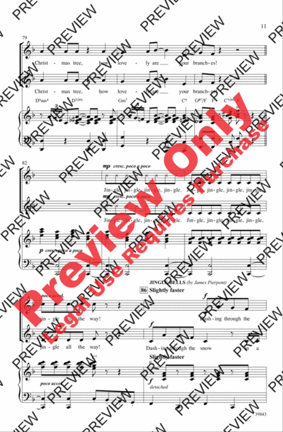 Jolly Jingle Christmas Medley 2-Part scores gallery preview page 30
