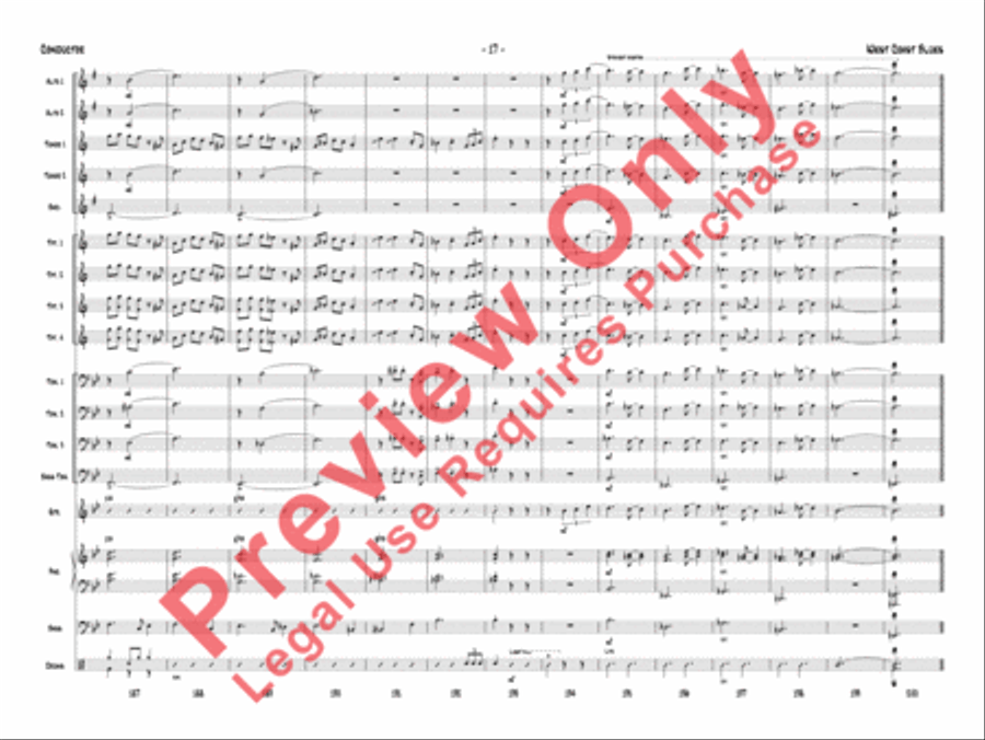 West Coast Blues West Coast Blues Jazz Ensemble scores gallery preview page 20