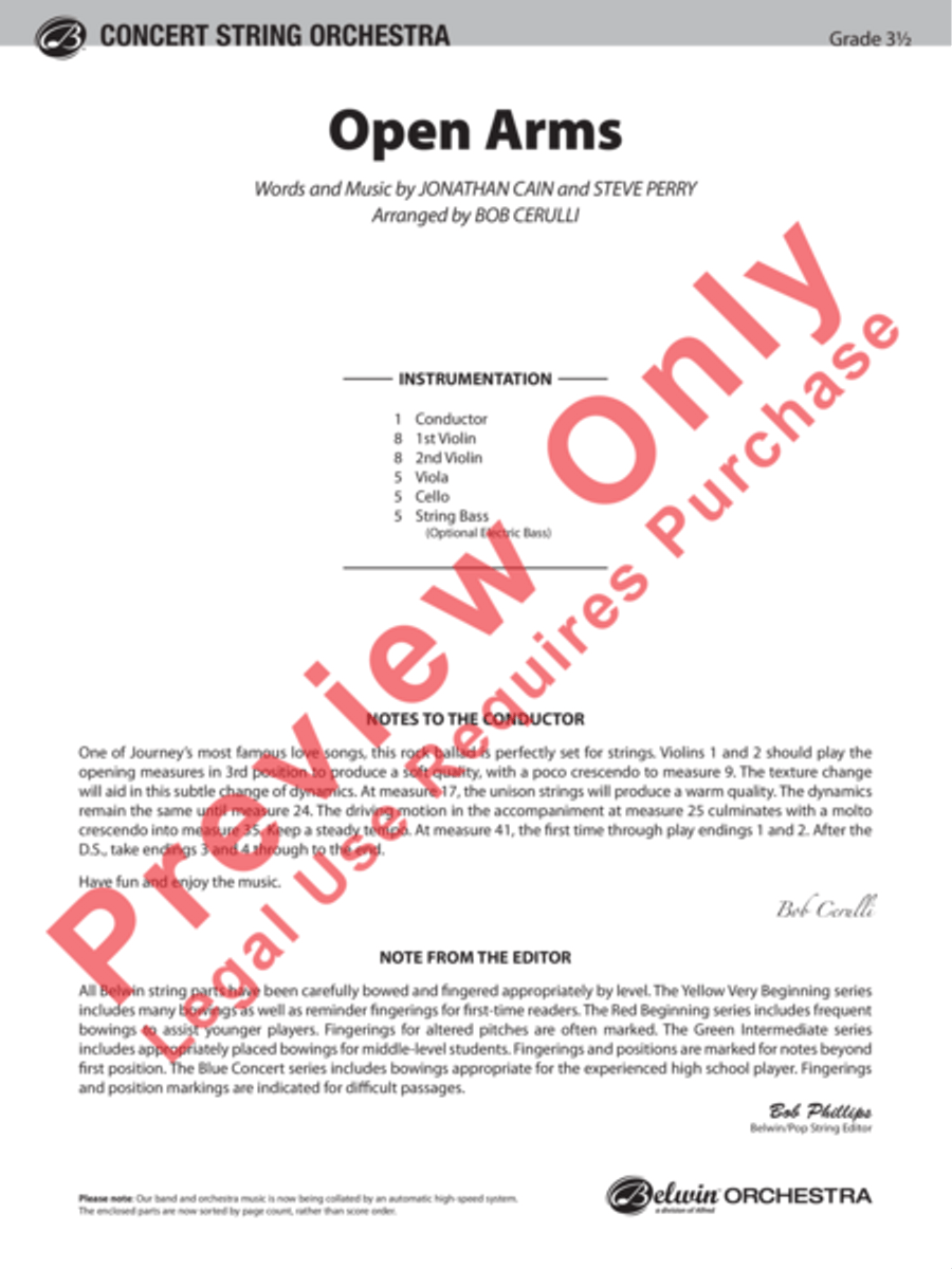 Open Arms String Orchestra scores gallery preview page 2