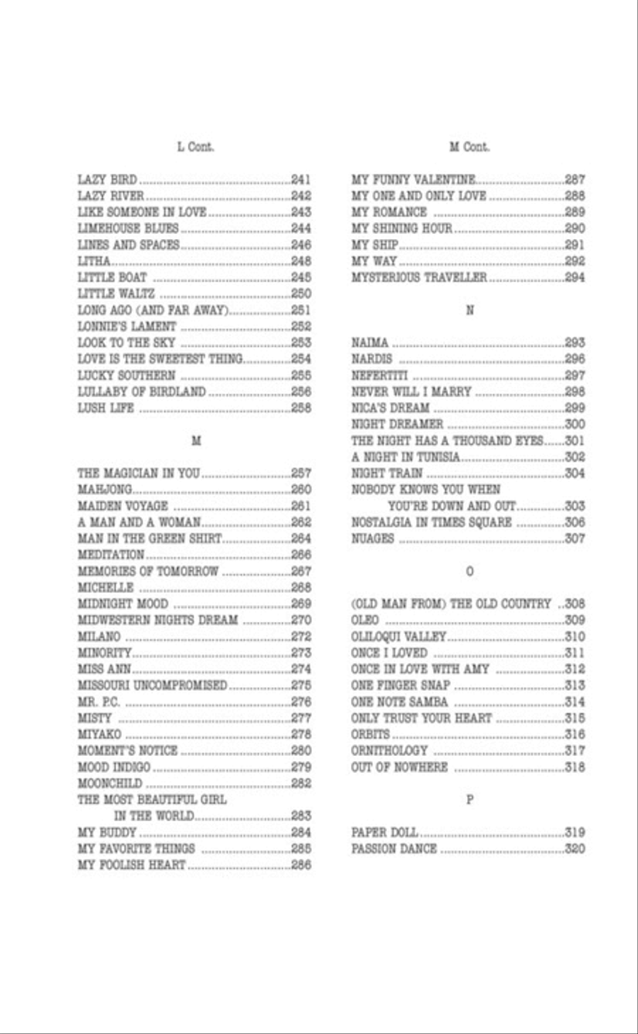 The Real Book – Volume I – Sixth Edition – Mini Edition Piano scores gallery preview page 5