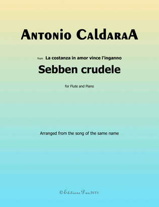Sebben crudele,by Caldara,for Flute and Piano