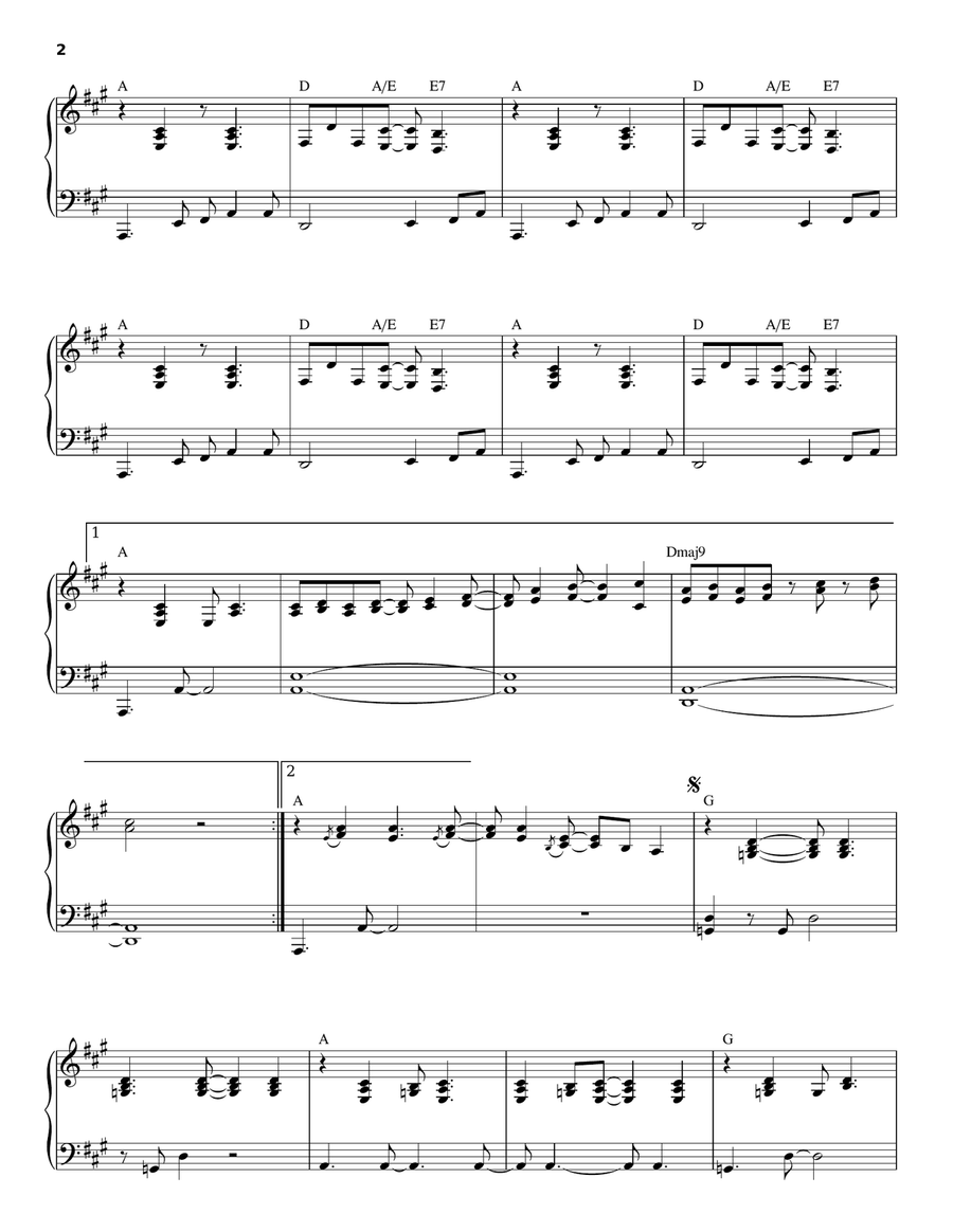 Jessica Jessica Piano, Vocal scores gallery preview page 2