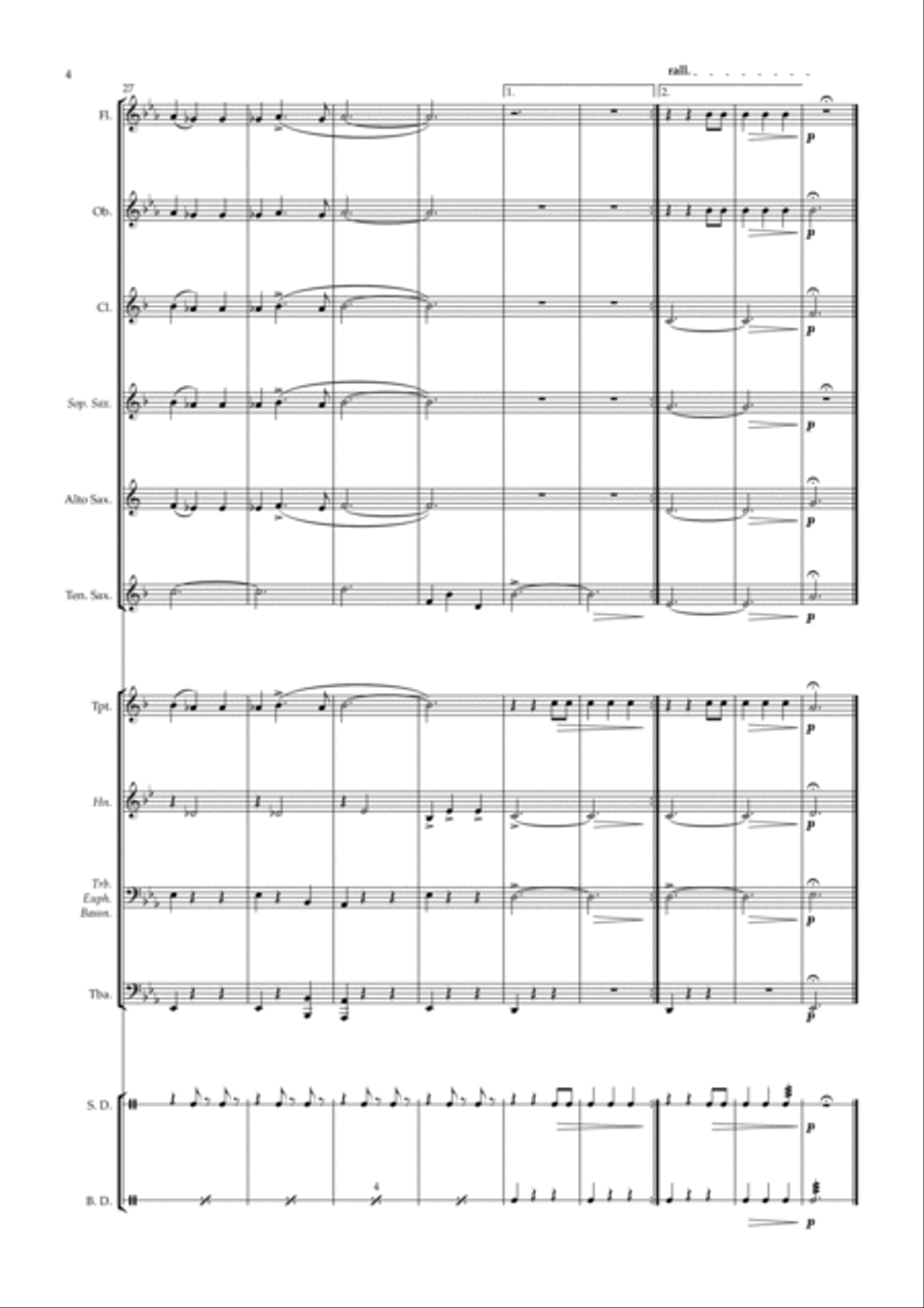 Norwegian Wood (This Bird Has Flown) School and Community scores gallery preview page 4