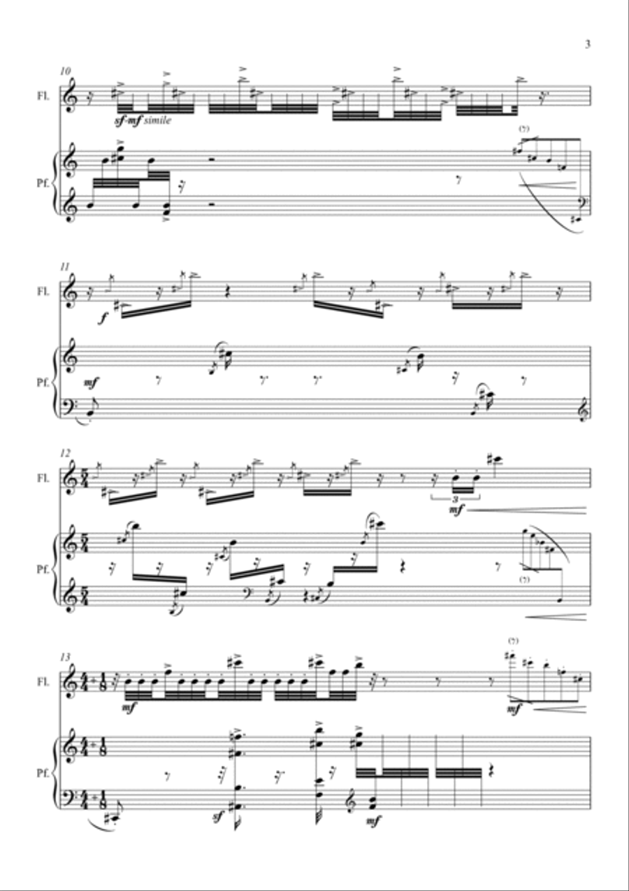 Giuseppe Colardo: DUNE (ES 1023) Flute Solo scores gallery preview page 5