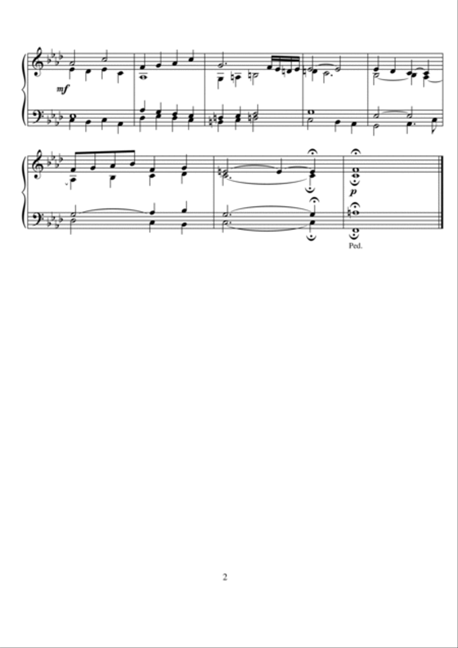 2 Chorales for organ - CS082 Organ Solo scores gallery preview page 2