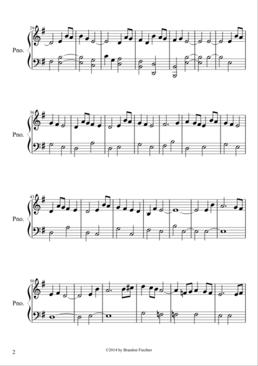 Elven Sanctuary Piano Solo scores gallery preview page 2