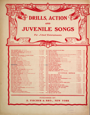 Drills, Action and Juvenile Songs for School Entertainments. The Postman's Chorus