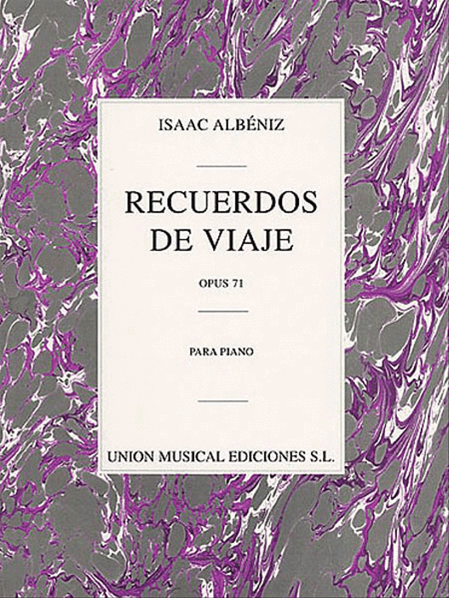 Isaac Albeniz: Recuerdos De Viaje Op.71 Piano Solo scores gallery preview page 1