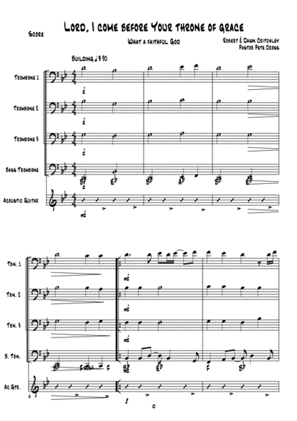 trombone praise (O God beyond all praising ) Trombone Quartet image number null