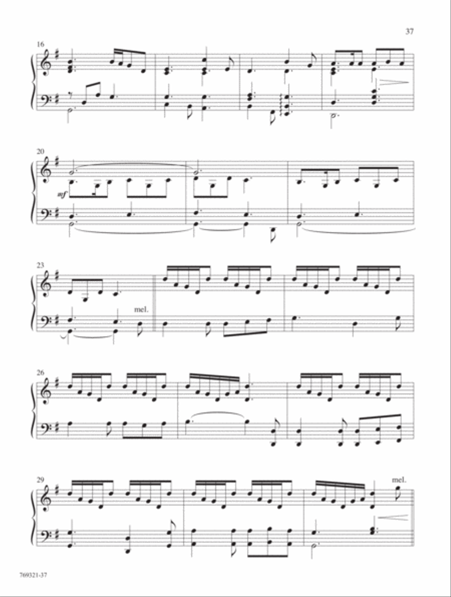 Ever in Joyful Song! Piano Solo scores gallery preview page 16
