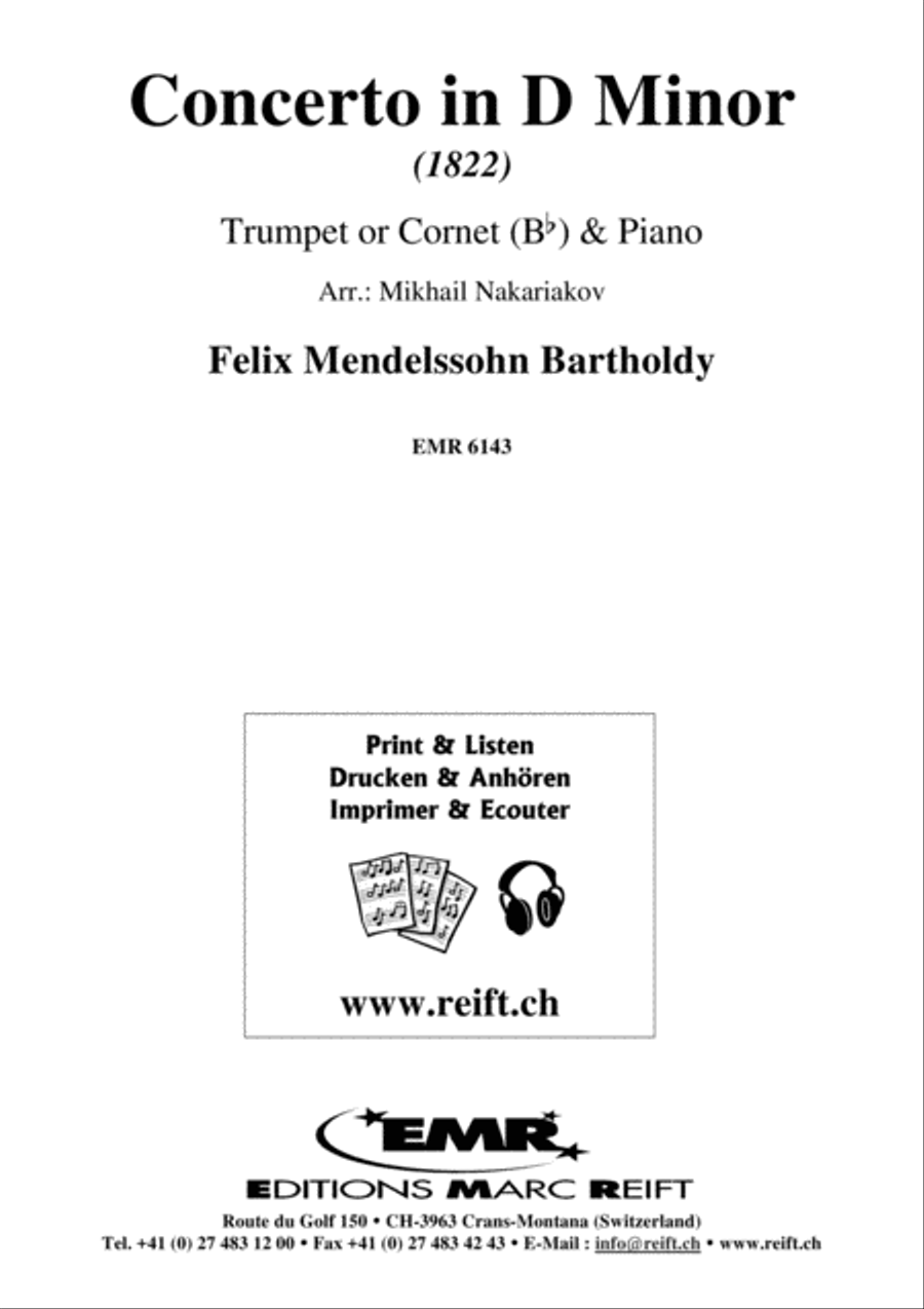 Concerto in D Minor Concerto in D Minor Cornet scores gallery preview page 2