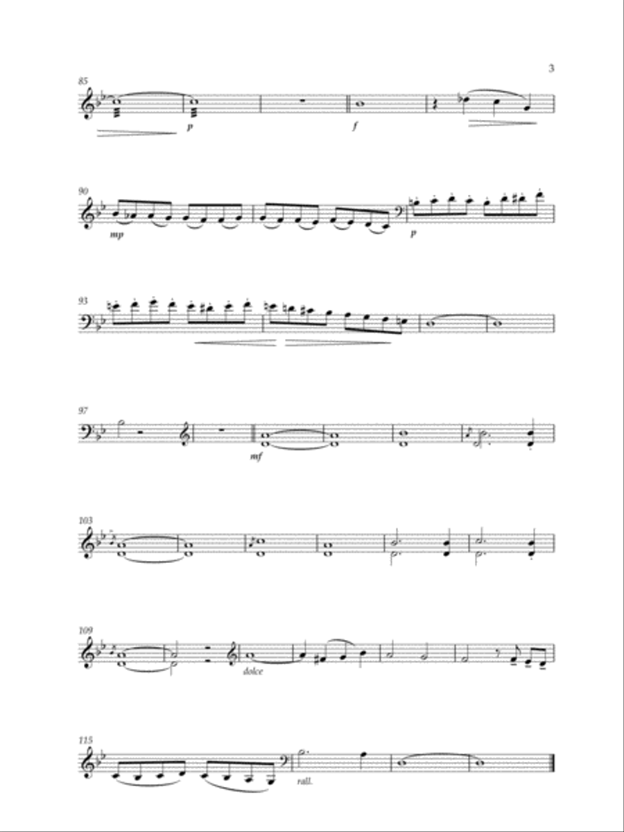 The Cruel Night / from Forest Frequencies Double Bass scores gallery preview page 4