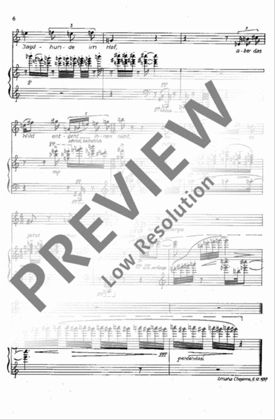 5 Lieder nach Kafka 5 Lieder nach Kafka Voice Solo scores gallery preview page 9
