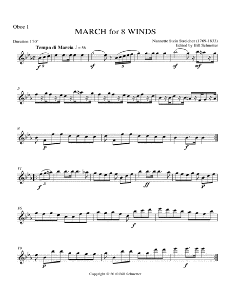 March for Mixed Winds Chamber Music scores gallery preview page 3