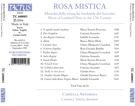 Rosa Mistica - Musiche Delle M