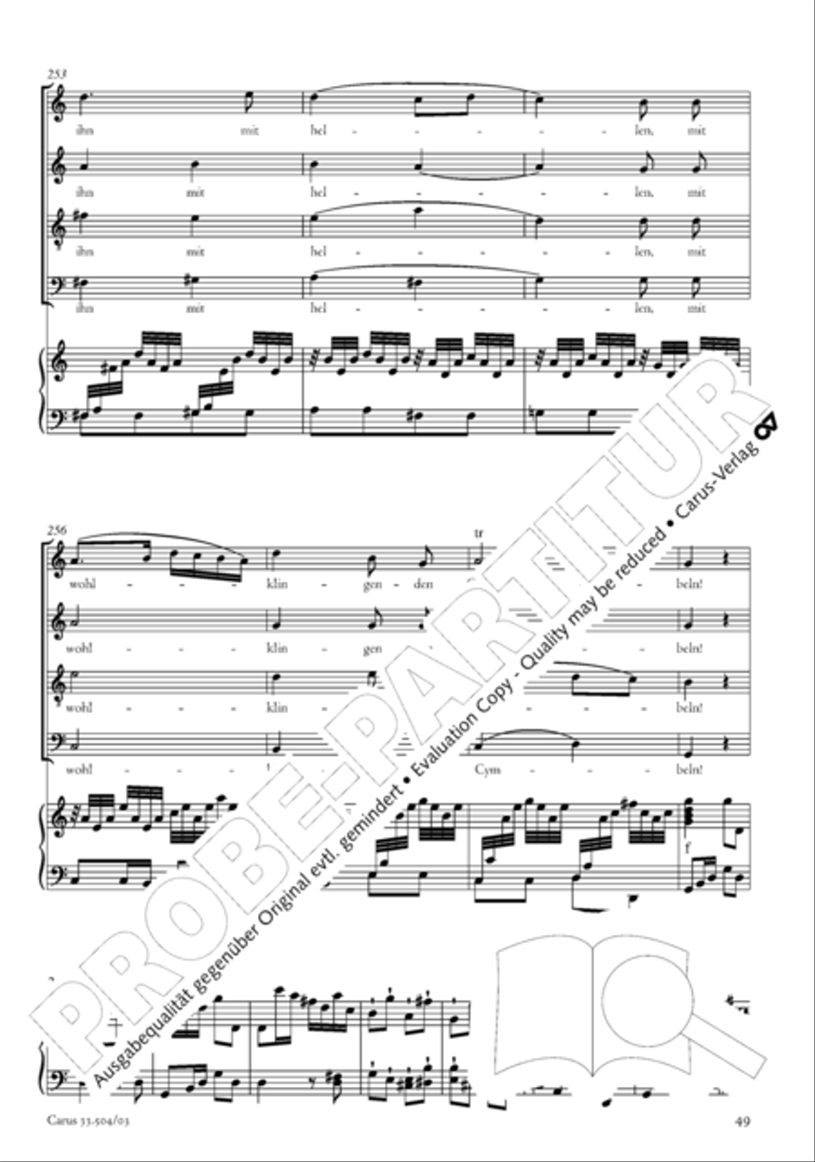 Dank-Hymne der Freundschaft 4-Part scores gallery preview page 50