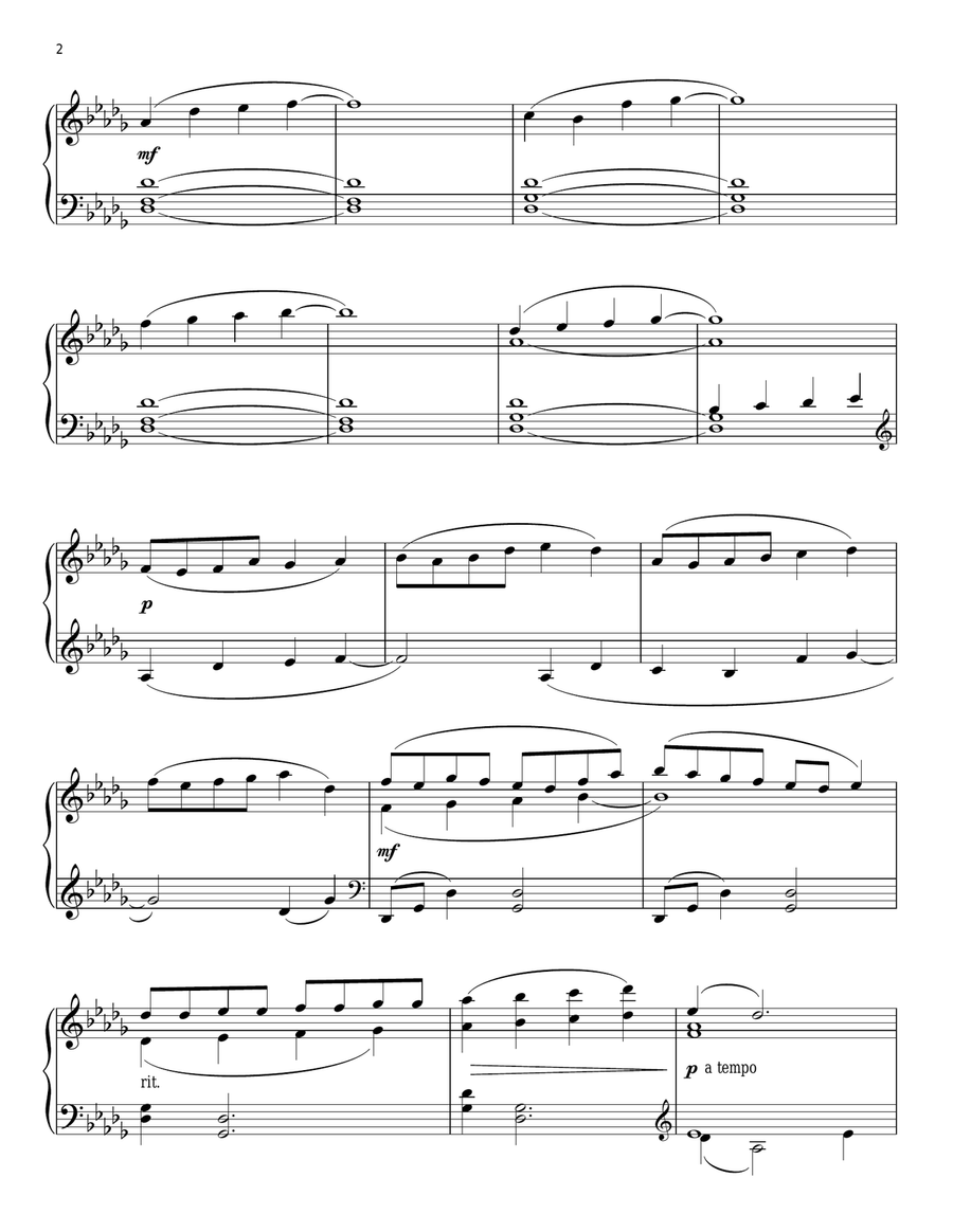 Parting Words Parting Words Piano Solo scores gallery preview page 2
