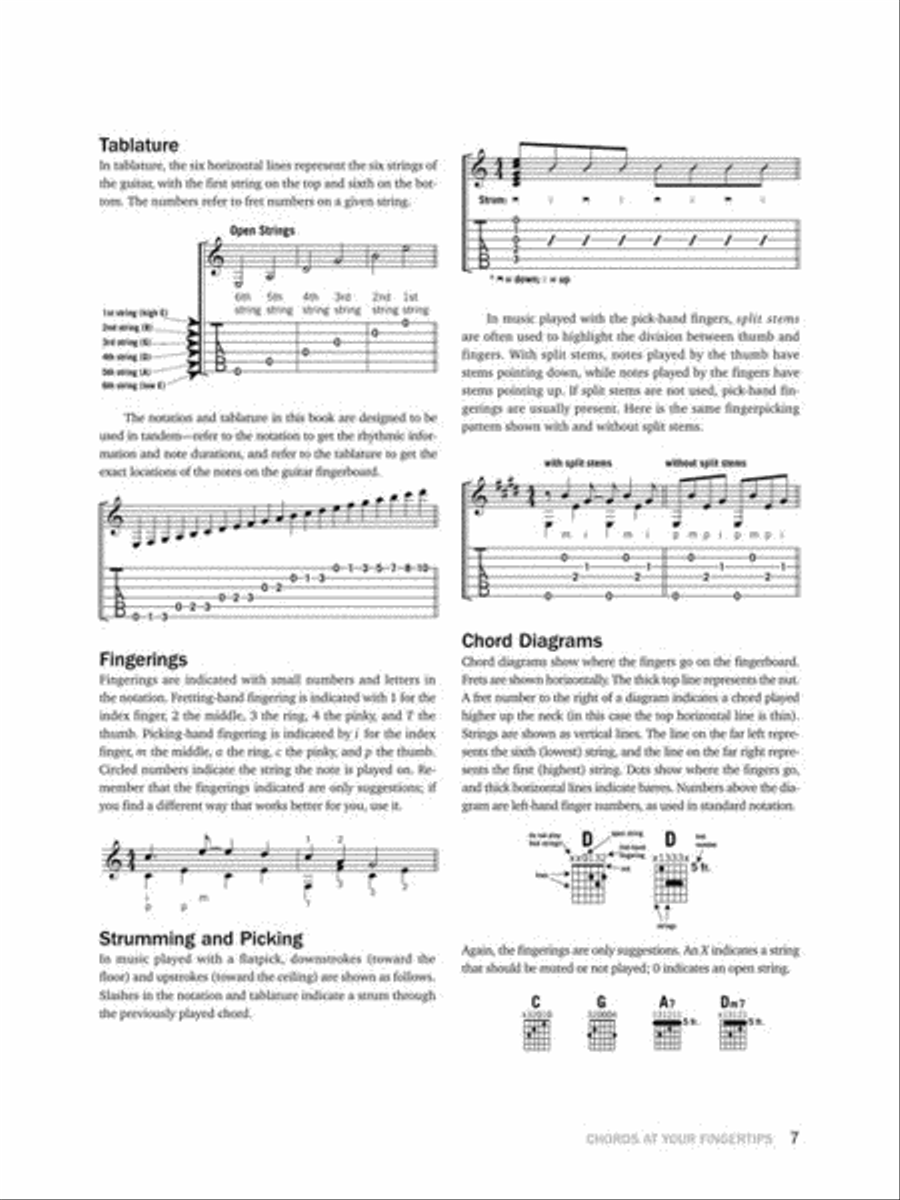 Chords at Your Fingertips Acoustic Guitar scores gallery preview page 5