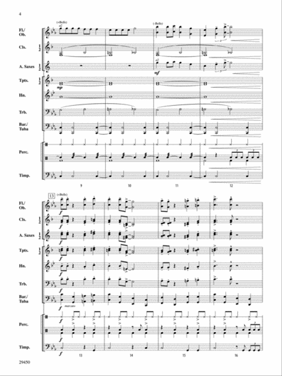The Name's Claus . . . Santa Claus Concert Band scores gallery preview page 3
