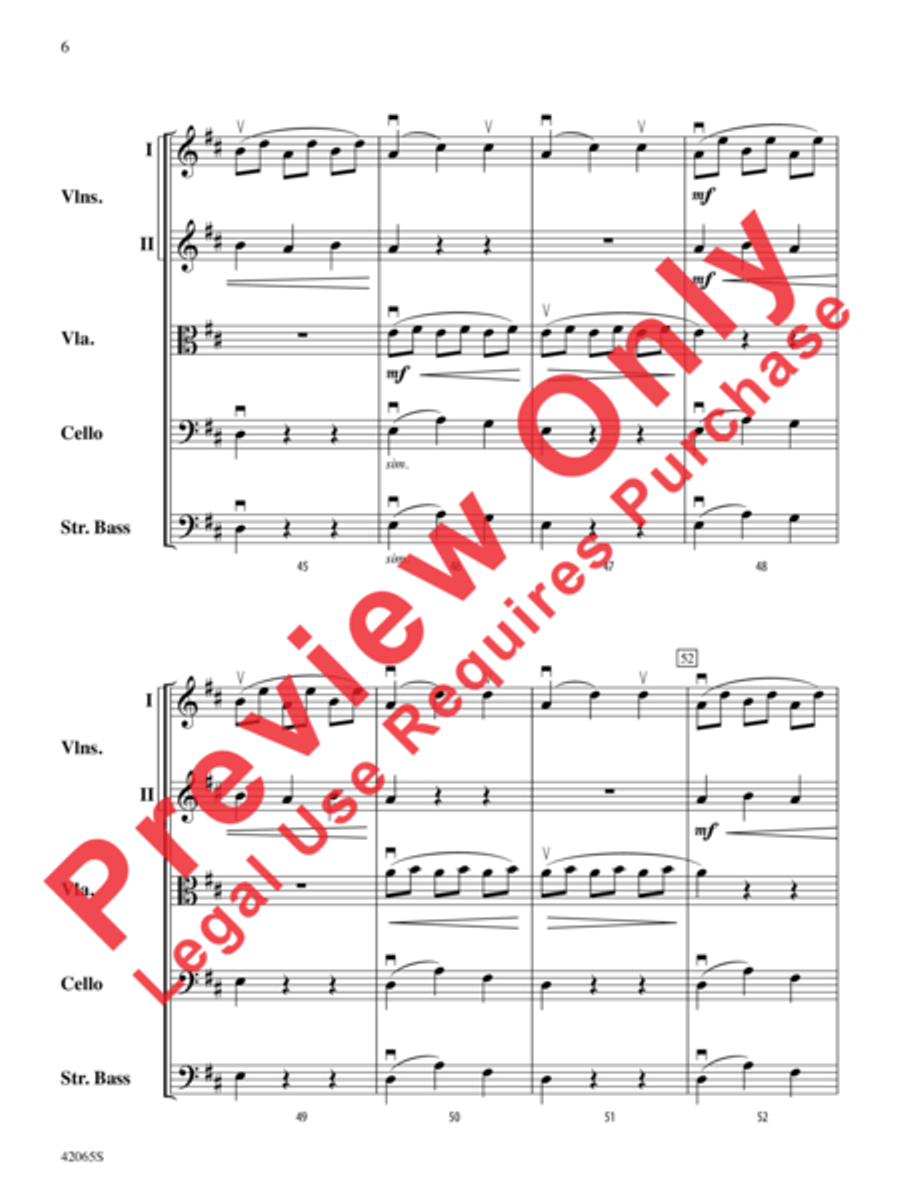 Les Patineurs String Orchestra scores gallery preview page 7