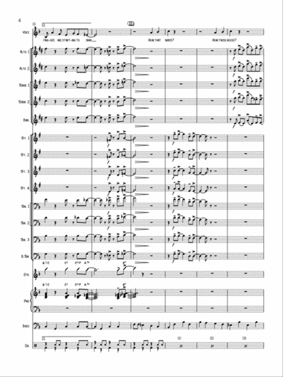 When I Hear a Band Jazz Ensemble scores gallery preview page 4
