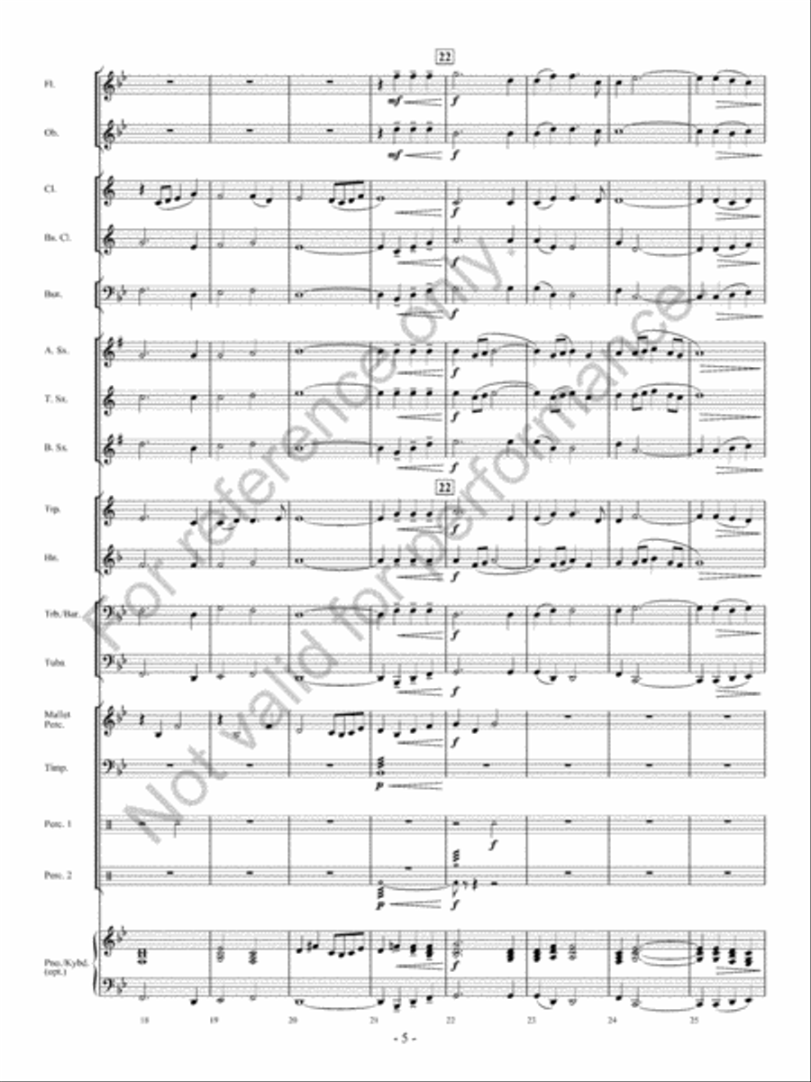Our First Band Concert Concert Band scores gallery preview page 24