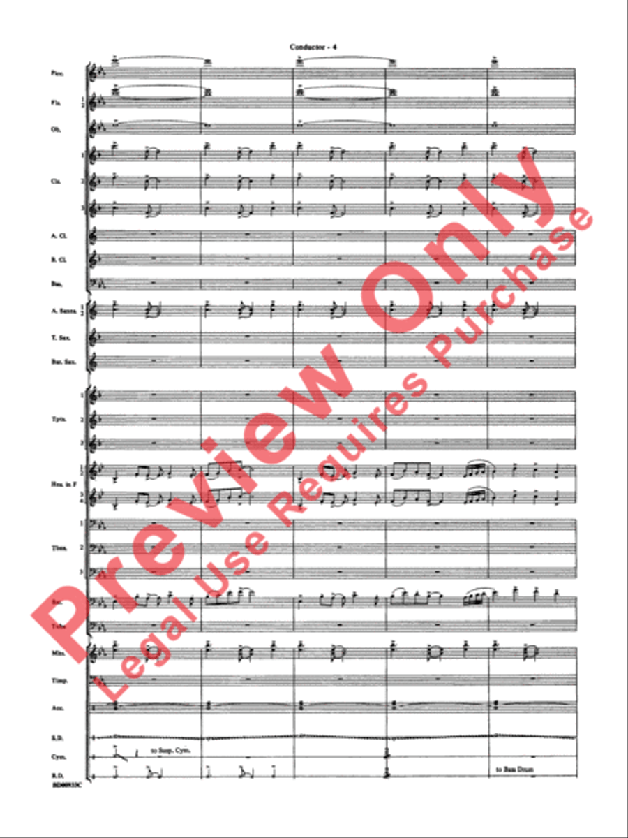 Symphonic Festival Concert Band scores gallery preview page 7
