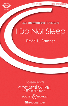 Book cover for I Do Not Sleep