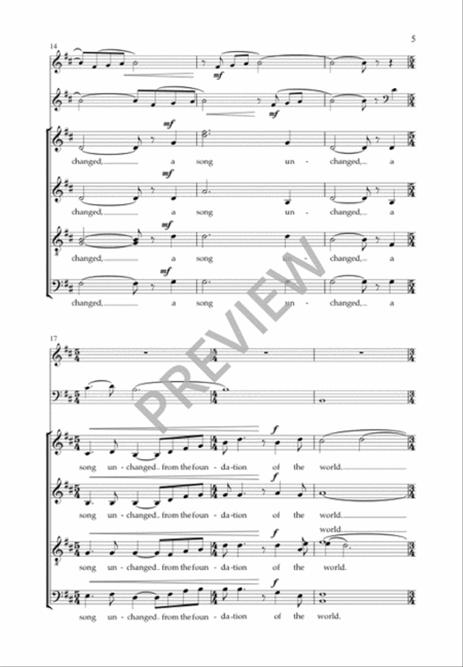 Remembering 4-Part scores gallery preview page 6