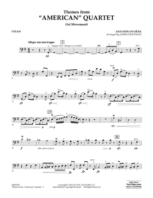 Themes from American Quartet, Movement 1 - Cello