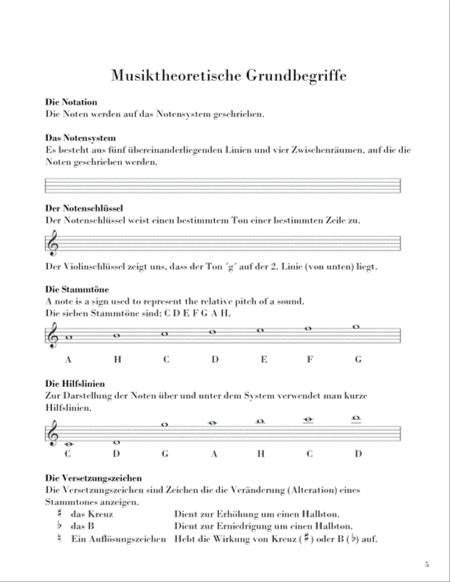Klassische Altblockflöte Alto Recorder scores gallery preview page 5