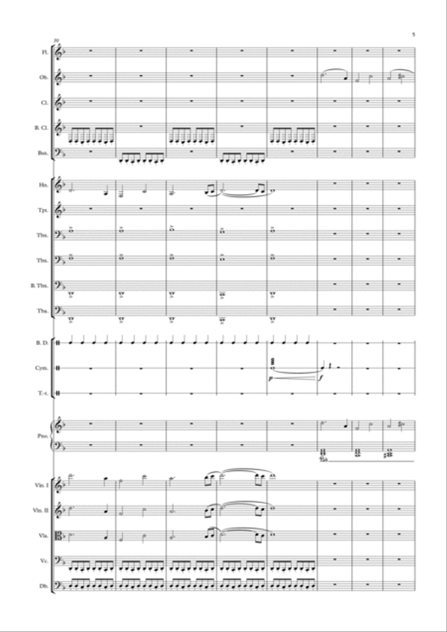 Eerie Castle Eerie Castle Full Orchestra scores gallery preview page 5