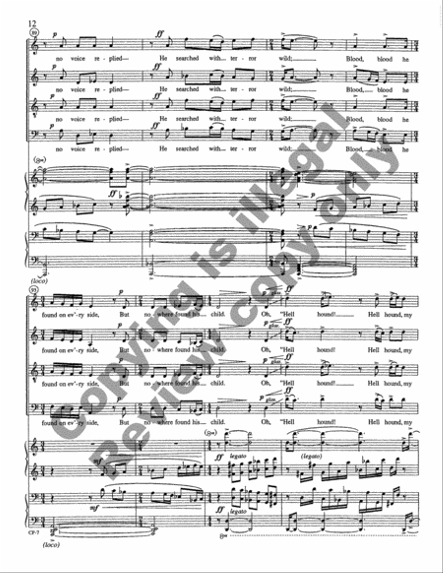 Beth Gelert 4-Part scores gallery preview page 14