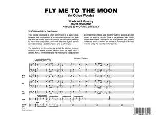 Fly Me To The Moon (In Other Words) (arr. Michael Sweeney) - Full Score