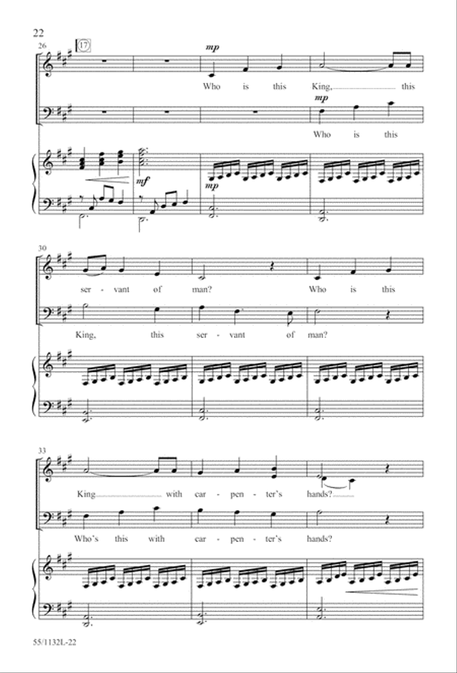 Journey to the Cross 4-Part scores gallery preview page 22