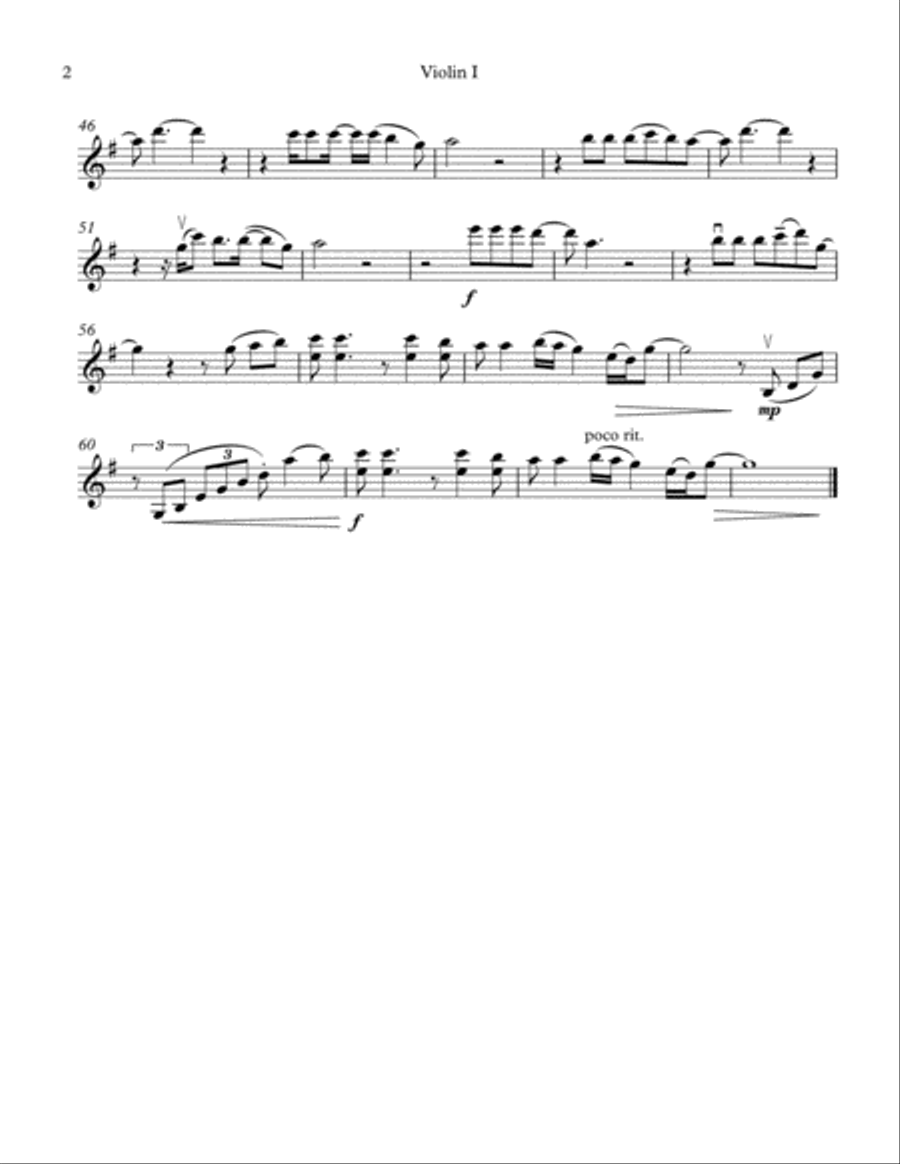 Wonderful Tonight String Quartet scores gallery preview page 2