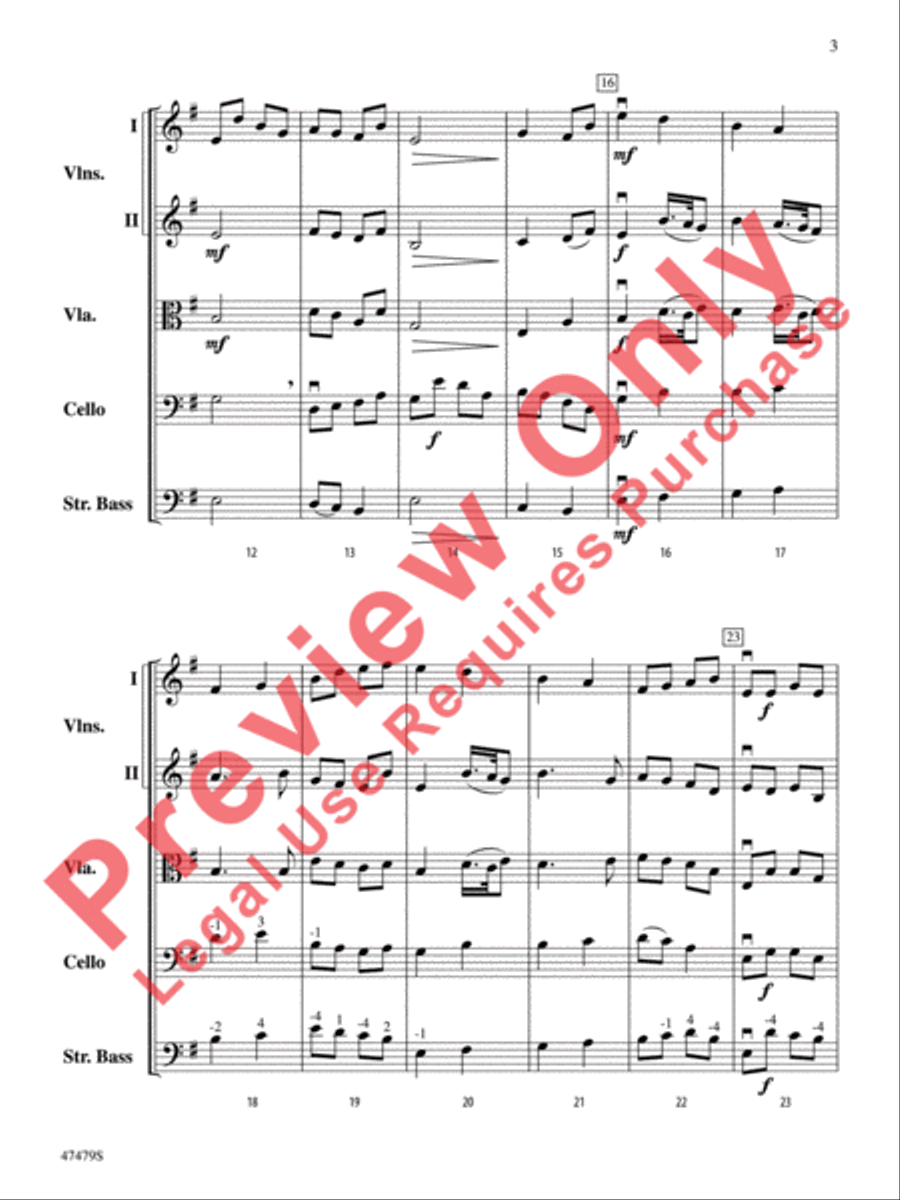 Minstrel Minstrel String Orchestra scores gallery preview page 4