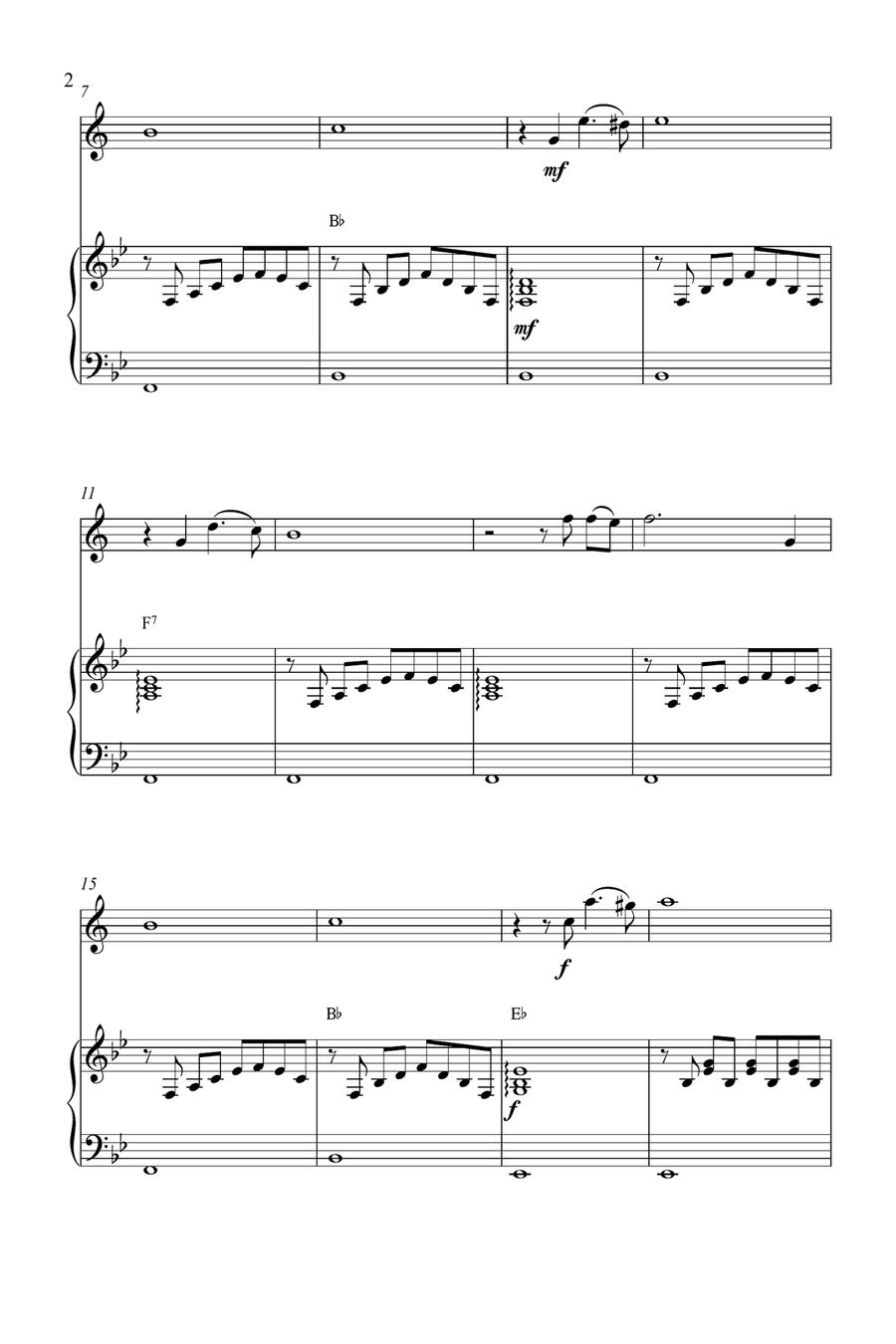All At Once You Love Her All At Once You Love Her Tenor Saxophone scores gallery preview page 2