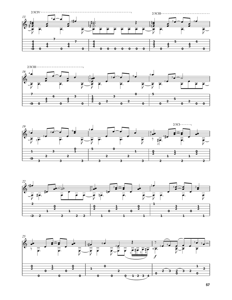Libertango (arr. Celil Refik Kaya) Acoustic Guitar scores gallery preview page 2