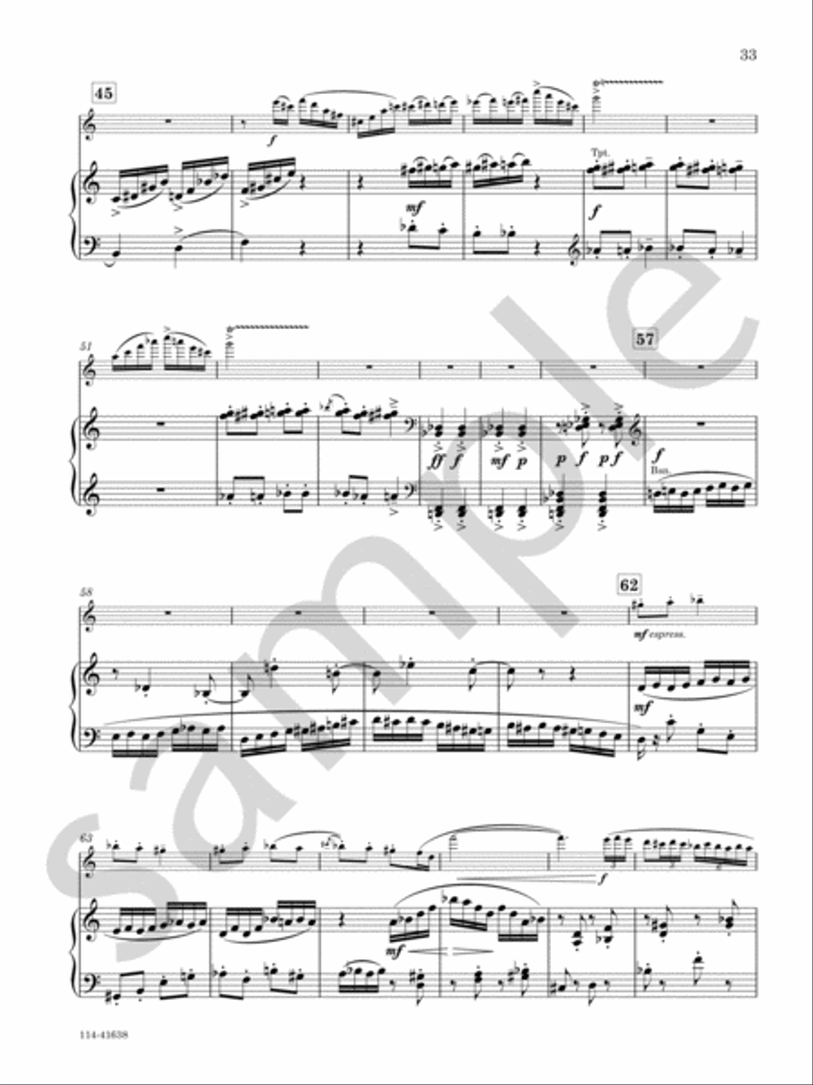 Concerto For Flute And Orchestra Chamber Music scores gallery preview page 13