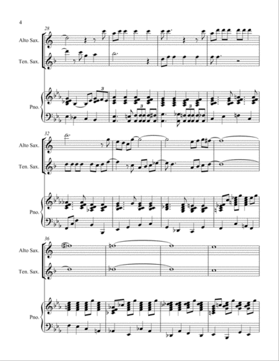 Baby, It's Cold Outside Baby, It's Cold Outside Small Ensemble scores gallery preview page 4