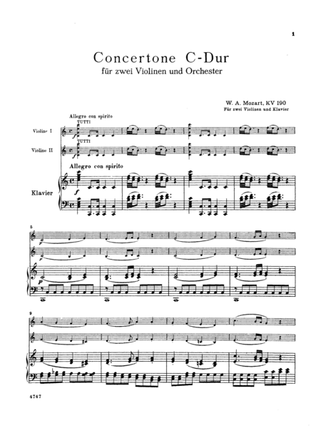 Concertone in C Major
