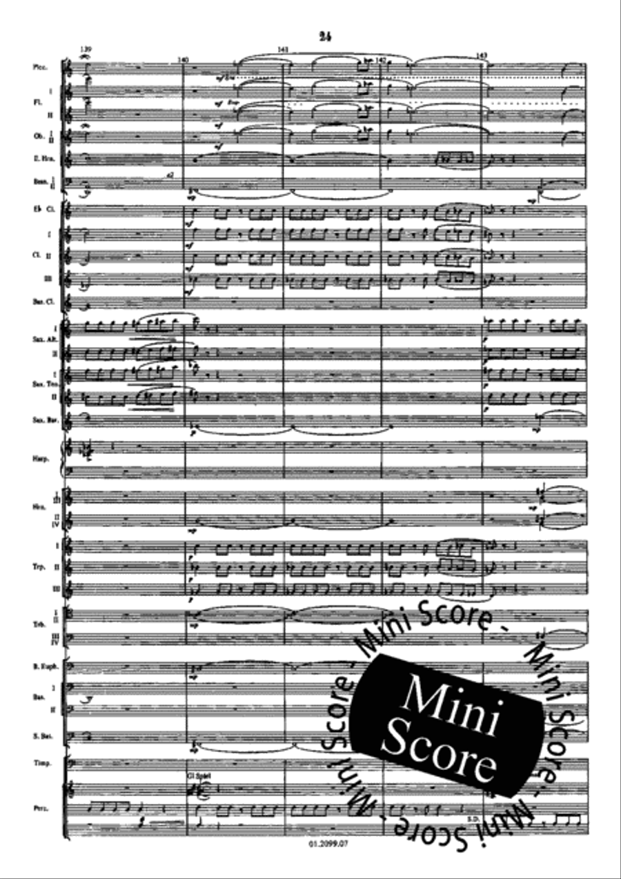 Hymns And Dances II Concert Band scores gallery preview page 30