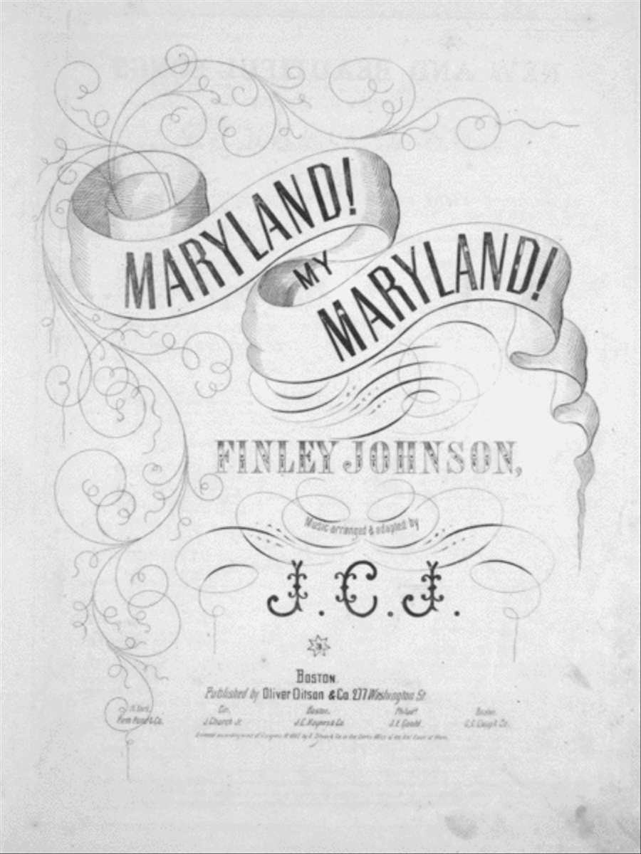 Maryland! My Maryland Voice scores gallery preview page 1
